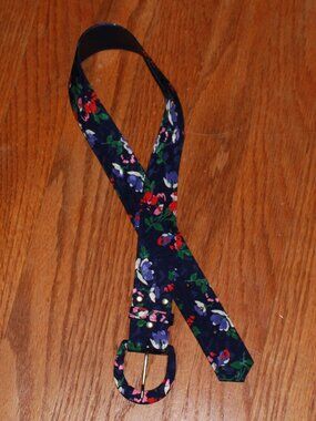 Unknown Brand Floral Print Belt